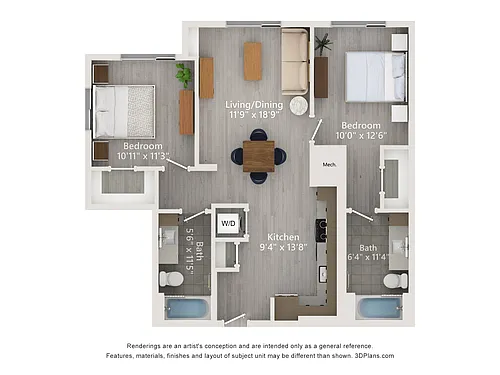 Floor plan B15