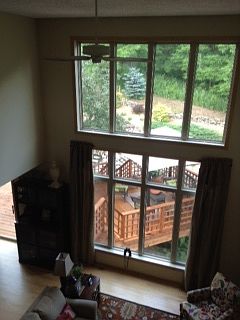 Partial view out great room
