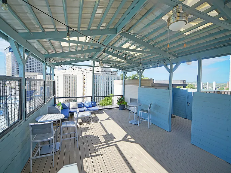 Rooftop Terrace with City Views