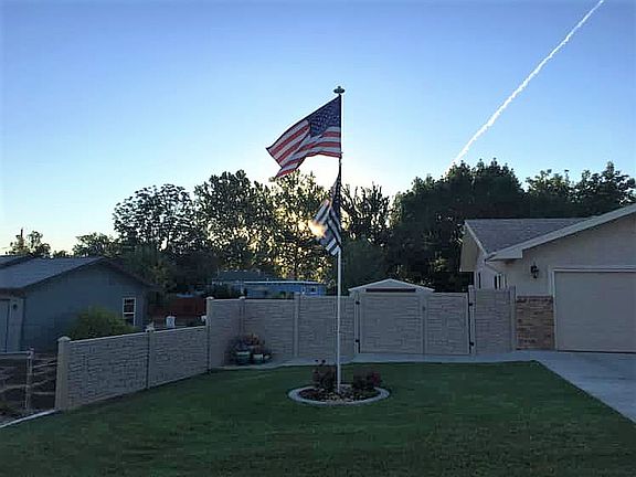 Front left yard