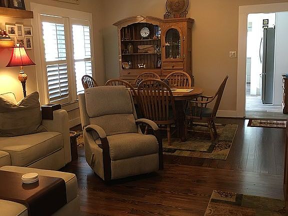 living and dining rooms