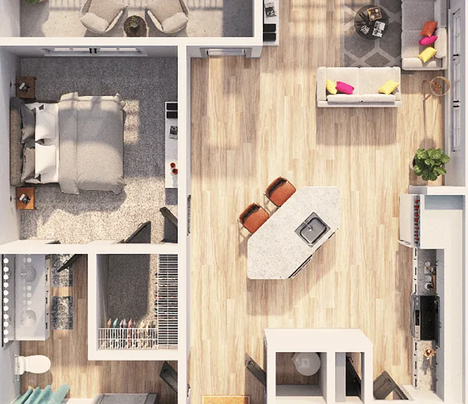Inkwell Watters Creek - A1E Floor Plan Inkwell Watters Creek - A1E Floor Plan