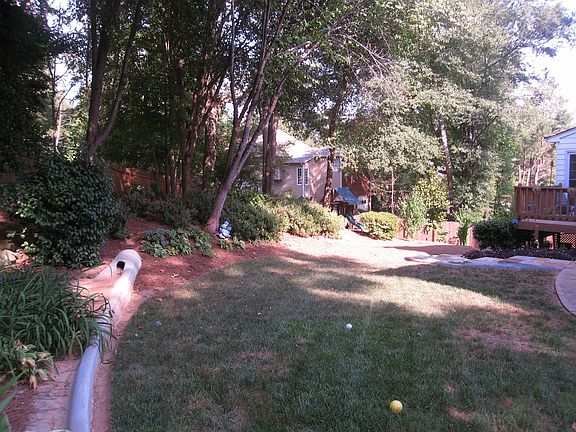 Park Like Fenced Backyard