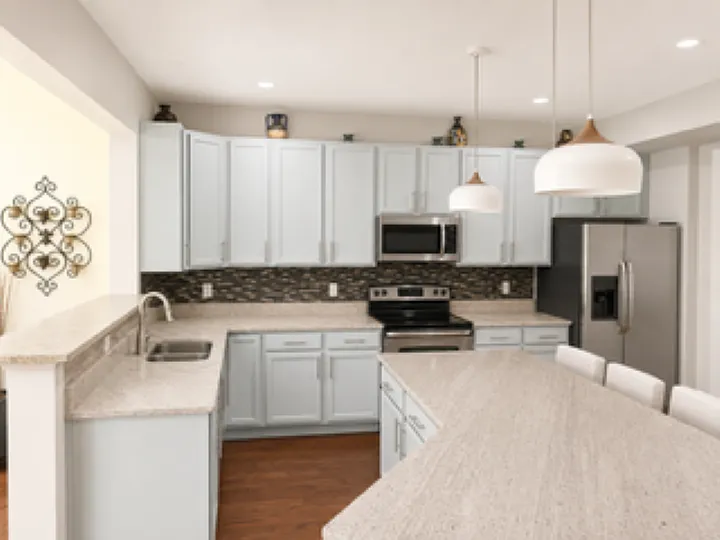 Very bright kitchen