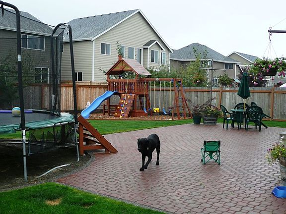 Large patio