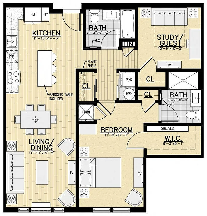 Floor plan C4