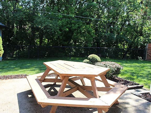 Picnic Table & Part of Bk Yd