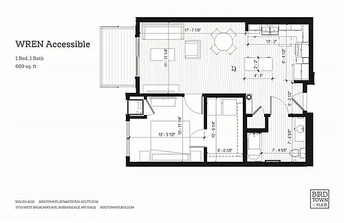 Floor plan Wren ACC