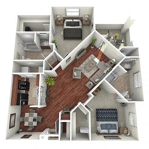 Floor plan B3