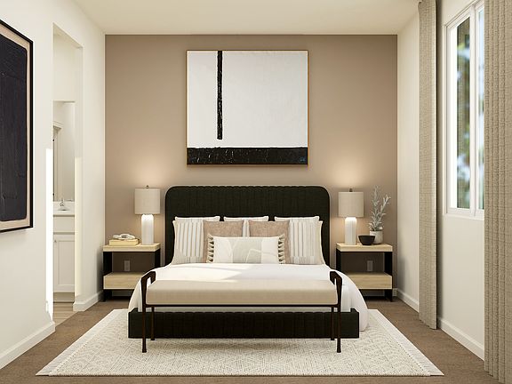 The master suite is your own private retreat!