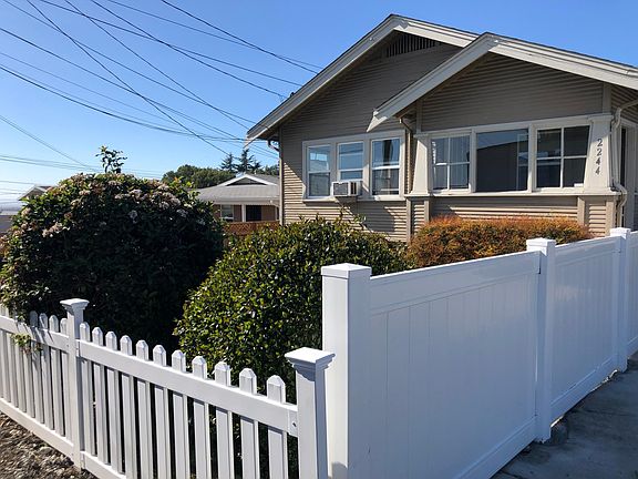 Fenced front yard for privacy