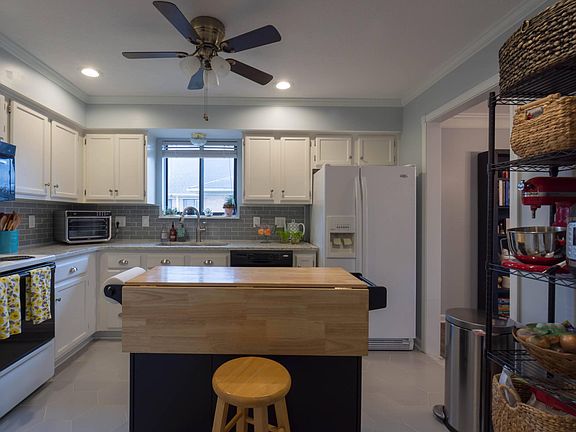Kitchen with granite countertops