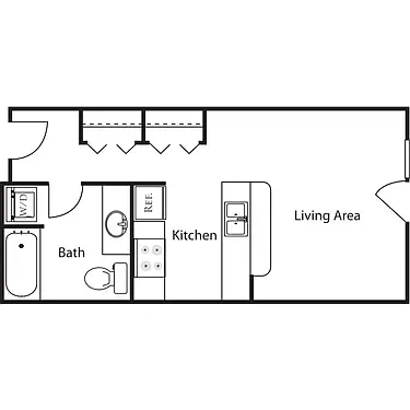 Floor plan Studio