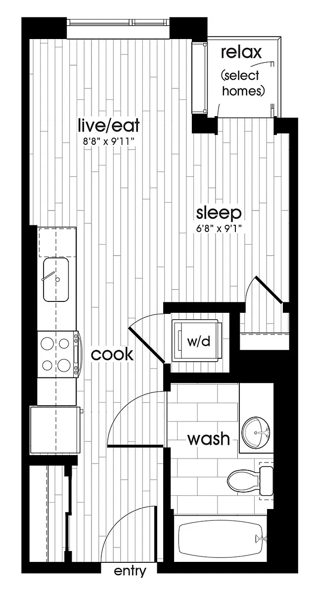 Floor plan S1-SAN
