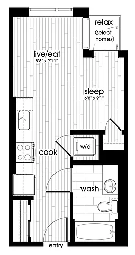 Floor plan S1-SAN