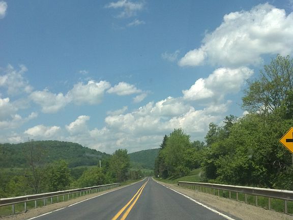 Rte 155 drive to town.