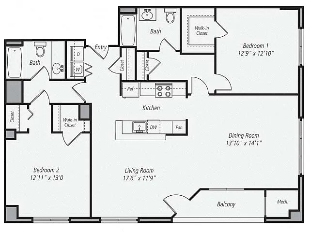Floor plan B6