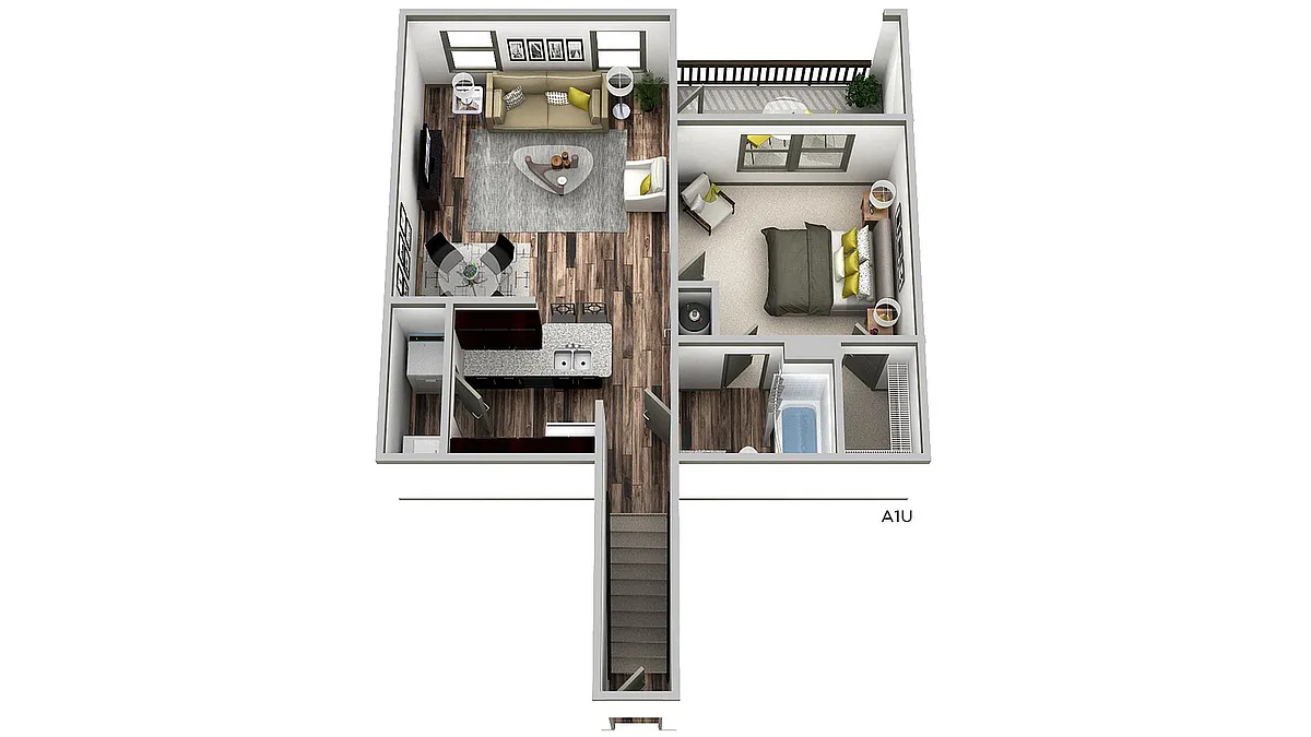 Floor plan A1U
