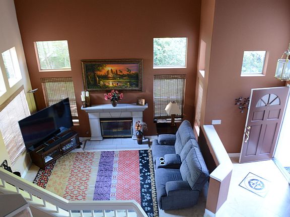 Formal living room and entry