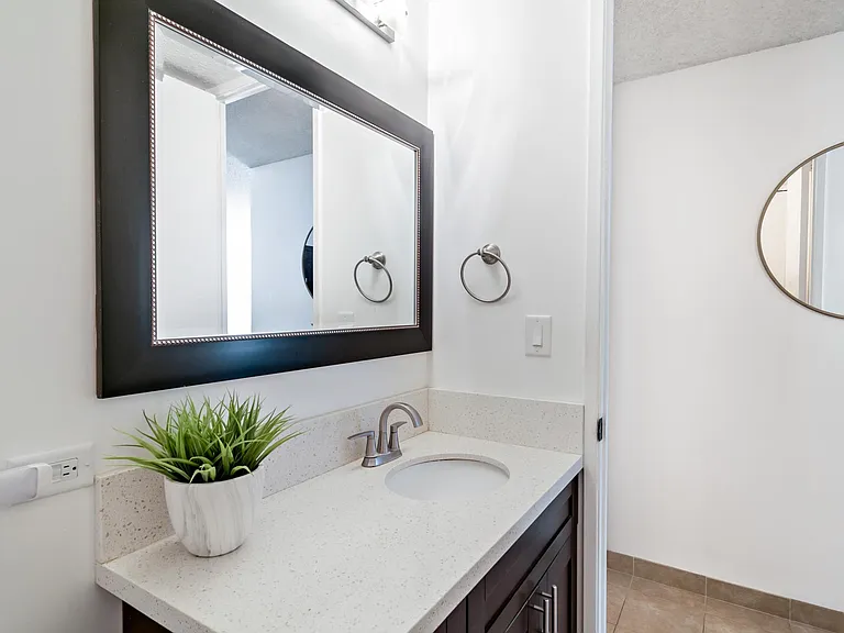 1/2 bath. Off kitchen