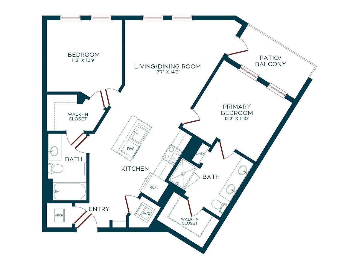 Floor plan B1