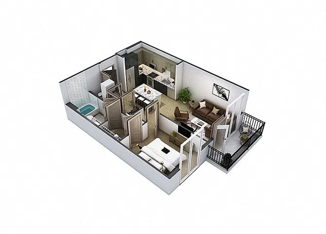 Floor plan Glenwood - A1