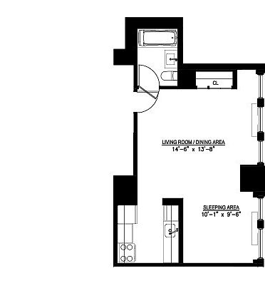 2nd image of 15 Park Row APT 18K
