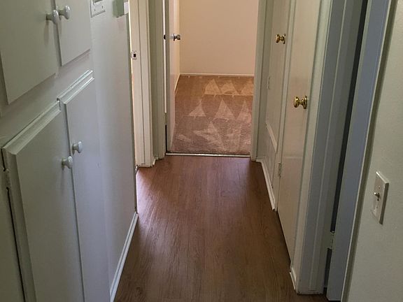 Extra storage cabinets in the hallway