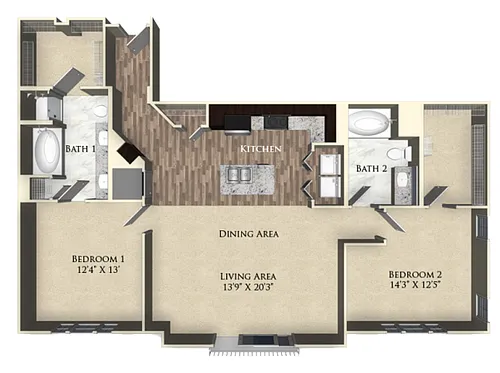 Floor plan B1