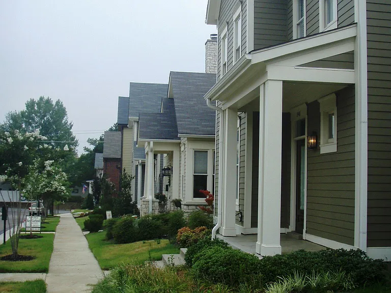 Sidewalk front of the house