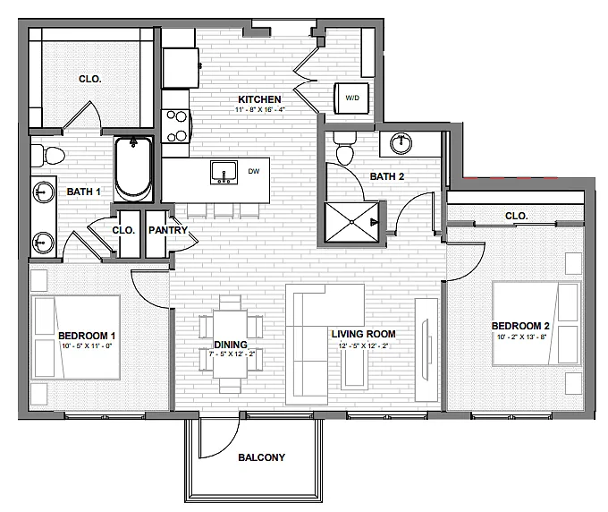 Floor plan Carson - A