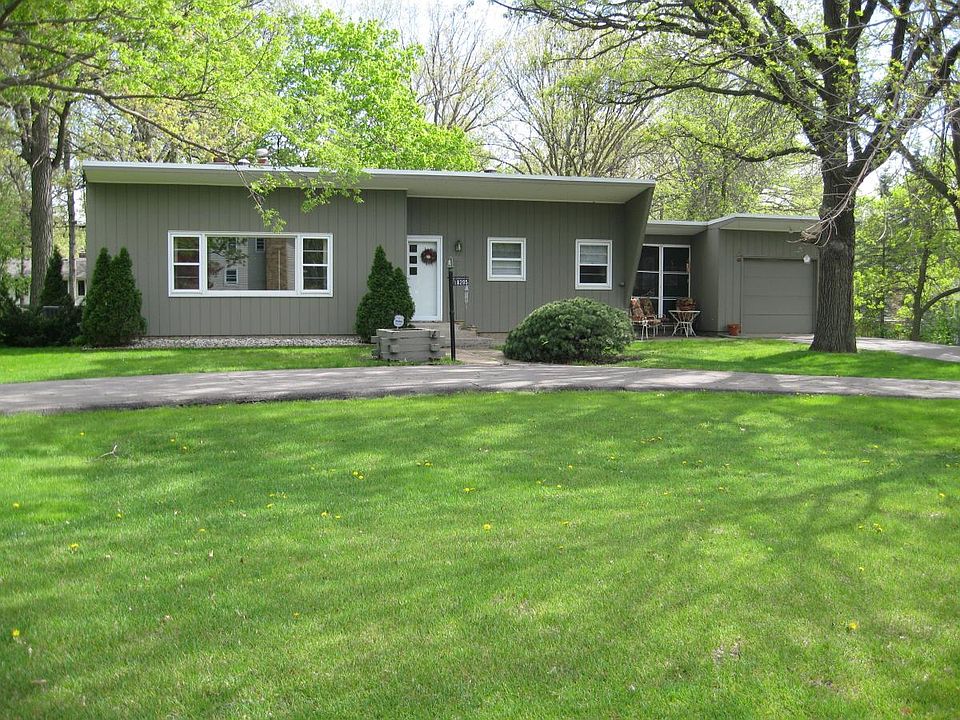Front of home. Sits back from street. Huge backyard.