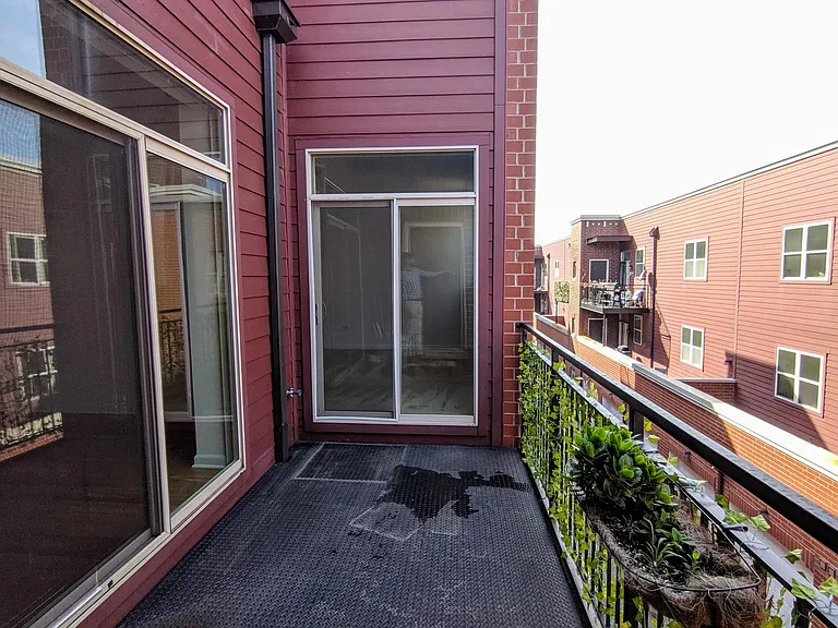 Balcony with access from Living Room & Bedroom