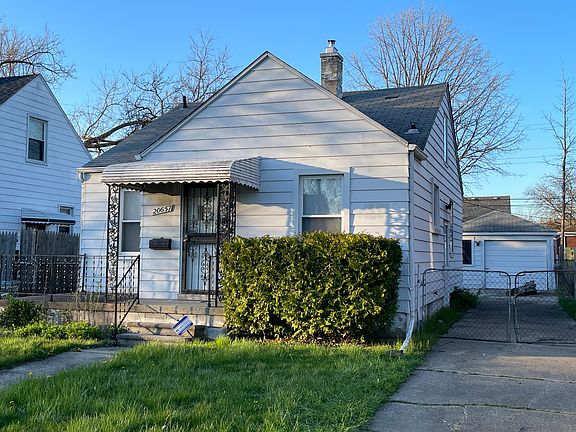 Front exterior and garage