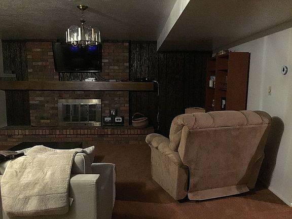 Basement fireplace 