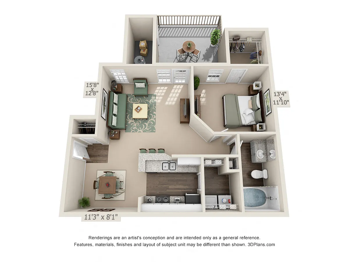 Floor plan The Redwood