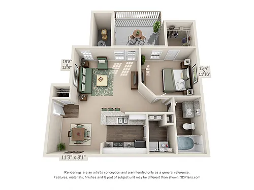 Floor plan The Redwood