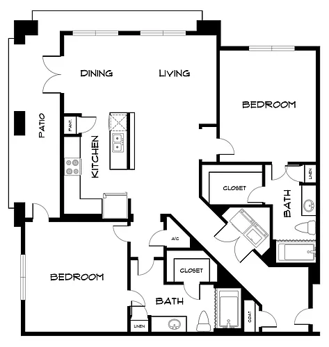 Floor plan B6