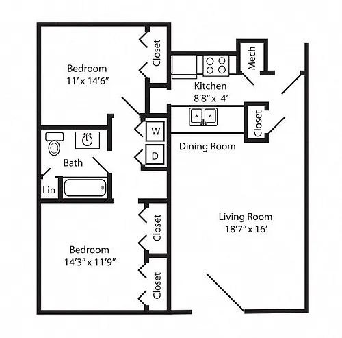 Floor plan Walnut Creek