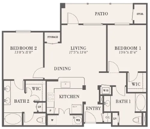 Floor plan B3