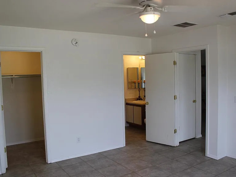 Master Bedroom and Walk in Closet