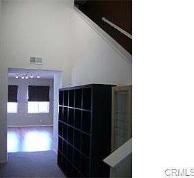 Spacious 1st floor hallway leading to living room