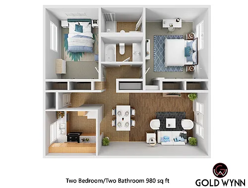 Floor plan B3