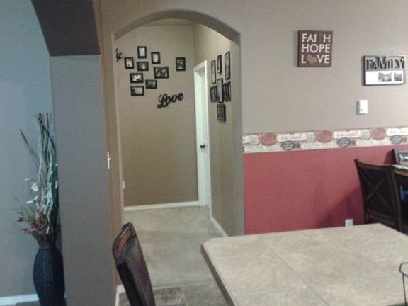 Hallway from kitchen