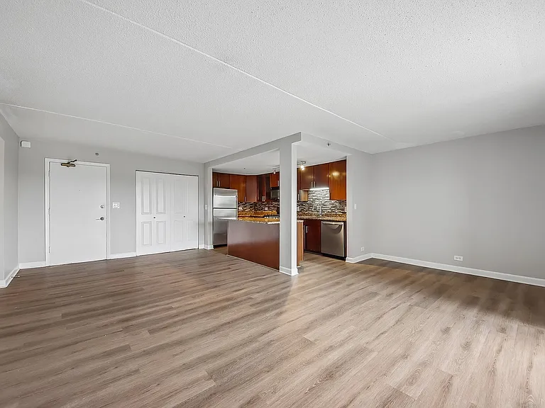 Modern open-concept apartment