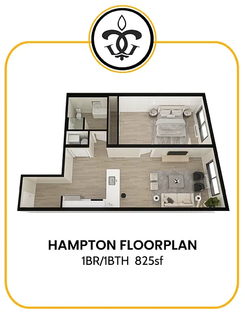 Floor plan Hampton