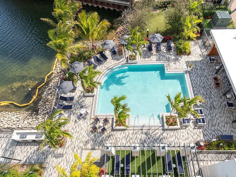 Overhead Pool View