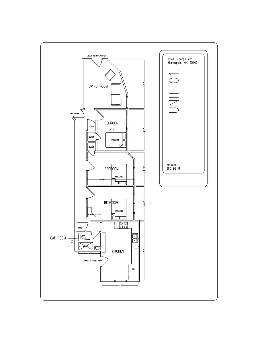 Floor plan 3BR