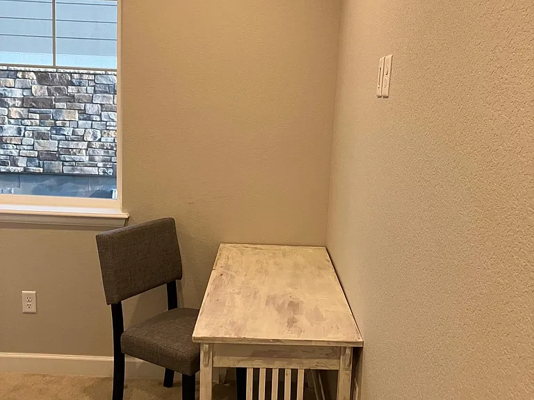 Desk and chair