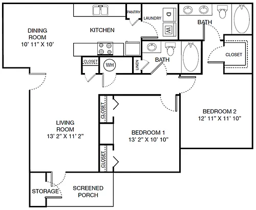 Floor plan B1 - Harmony